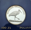 100 zł złotych 1982 Bocian Ochrona Środowiska