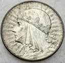 5 zł złotych 1933 Głowa kobiety, Polonia, babka
