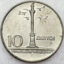 10 zł złotych 1966 MAŁA Kolumna Zygmunta