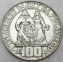 100 zł złotych 1966 Mieszko Dąbrówka Millenium