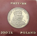 Próba MN 200 zł złotych 1986 Władysław I Łokietek