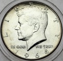 USA 1/2 Half dolara 1964 Kennedy SREBRO
