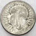 5 zł złotych 1933 Głowa kobiety, Polonia, babka