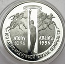 10 zł złotych 1995 100 Lat Igrzysk Ateny Atlanta