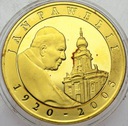 10 zł złotych 2005 Jan Paweł II PLATEROWANA