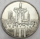 100000 zł złotych 1990 Solidarność TYP A SREBRO