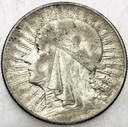 5 zł złotych 1933 Głowa kobiety, Polonia, SREBRO