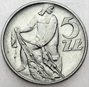 5 zł złotych z Rybakiem 1959 Rybak