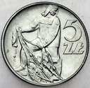 5 zł złotych z Rybakiem 1973 Rybak