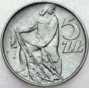 5 zł złotych z Rybakiem 1974 Rybak