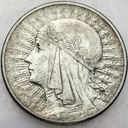 10 zł złotych 1932 Głowa kobiety, babka, Polonia