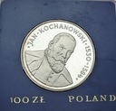 100 zł złotych 1980 Jan Kochanowski