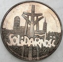 100000 zł złotych 1990 Solidarność TYP A SREBRO