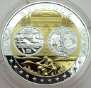 Wspólna Waluta Euro Belgia, SREBRO Ag999 18g, 40mm