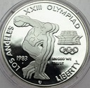 USA 1 Dolar 1983 Olimpiada Los Angeles SREBRO