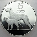 15 Euro 2012 SREBRNY PIES FABULOUS SREBRO