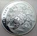 Fidżi 2 Dolary 2012 Srebrny Żółw FABULOUS SREBRO