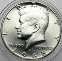 USA 1/2 Dolara Half Dollar 1968 Kennedy SREBRO