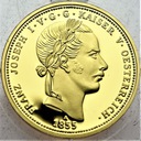 Replika 20 Guldenów 1855, SREBRO, plat.AU