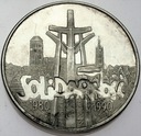 100000 zł złotych 1990 Solidarność TYP A SREBRO
