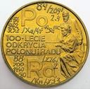 2 zł, złote 1998 Skłodowska Polon i Rad