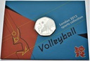 Londyn 2012 Monety Olimpijskie 50 Pensów Siatkówka