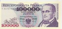 1993 100000 zł złotych Moniuszko seria Y