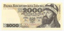 1982 2000 zł, złotych Mieszko I, seria CA