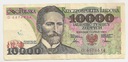 1987 10000 zł złotych Wyspiański, seria D