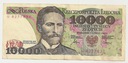 1987 10000 zł złotych Wyspiański, seria U