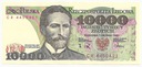 1988 10000 zł złotych Wyspiański, seria CR