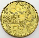2 zł, złote 1998 Skłodowska Polon i Rad