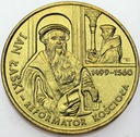 2 zł, złote 1999 Jan Łaski Reformator Kościoła