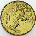 2 zł złote 1998 Nagano Zimowe Igrzyska Olimpijskie