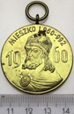Medal XII Wieków Gniezna Mieszko I 1960-992