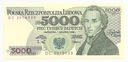 1988 5000 zł złotych Fryderyk Chopin seria DC