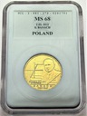 2 zł, złote 2012 Stefan Banach MS 68