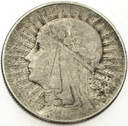 5 zł złotych 1933 Głowa kobiety, Polonia SREBRO