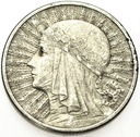 2 zł złote 1933 Głowa kobiety, Polonia SREBRO