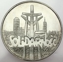 100000 zł złotych 1990 Solidarność TYP A SREBRO