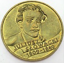 2 zł, złote 1999 Juliusz Słowacki
