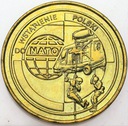 2 zł, złote 1999 Wstąpienie Polski do NATO