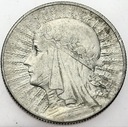 5 zł złotych 1932 Głowa kobiety, Polonia SREBRO