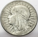 5 zł złotych 1932 Głowa kobiety, Polonia SREBRO