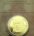 Kolekcja Królewska Bolesław Krzywousty Ag 925 Au