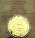 Kolekcja Królewska Bolesław Chrobry Ag 925 Au
