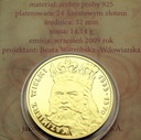 Kolekcja Królewska Kazimierz Wielki Ag 925 Au