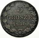 3 Grosze Polskie 1840 MW