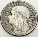 2 zł złote 1934 Głowa kobiety babka Polonia SREBRO