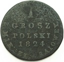 1 Grosz Polski 1824